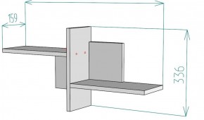 Полка S33 в Игриме - igrim.ok-mebel.com | фото 2