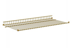 Полка сотовая L695 (золото) в Игриме - igrim.ok-mebel.com | фото
