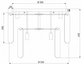 Потолочная люстра Eurosvet Claire 60170 золото в Игриме - igrim.ok-mebel.com | фото 5