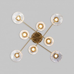 Потолочная люстра Eurosvet Ripple 50389 LED латунь в Игриме - igrim.ok-mebel.com | фото 3