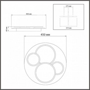 Потолочная люстра Sonex Pine 7734/60L в Игриме - igrim.ok-mebel.com | фото 9