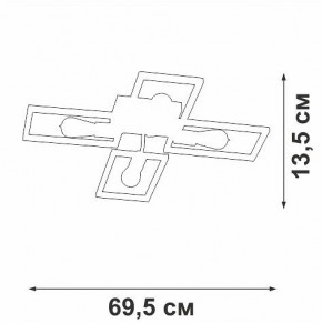 Потолочная люстра Vitaluce V3031 V3031-7/4PL в Игриме - igrim.ok-mebel.com | фото 4
