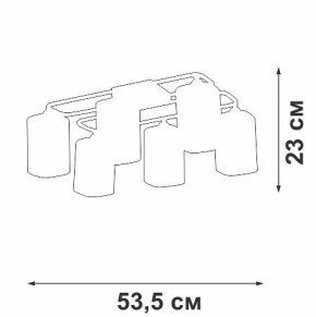 Потолочная люстра Vitaluce V3092 V3092-1/6PL в Игриме - igrim.ok-mebel.com | фото 4