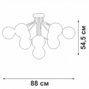 Потолочная люстра Vitaluce V42870 V42870-8/10PL в Игриме - igrim.ok-mebel.com | фото