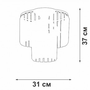 Потолочная люстра Vitaluce V5153 V5153-1/4PL в Игриме - igrim.ok-mebel.com | фото 4
