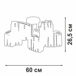 Потолочная люстра Vitaluce V5884 V5884-0/5PL в Игриме - igrim.ok-mebel.com | фото 3
