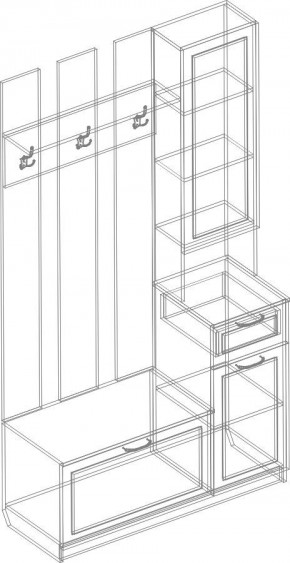 Прихожая Александрия (модульная) в Игриме - igrim.ok-mebel.com | фото 5