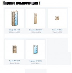 Прихожая Карина (модульная) в Игриме - igrim.ok-mebel.com | фото 4