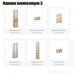 Прихожая Карина (модульная) в Игриме - igrim.ok-mebel.com | фото 8