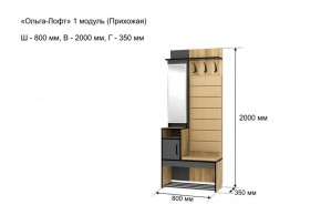 ОЛЬГА-ЛОФТ 1 Прихожая в Игриме - igrim.ok-mebel.com | фото 4