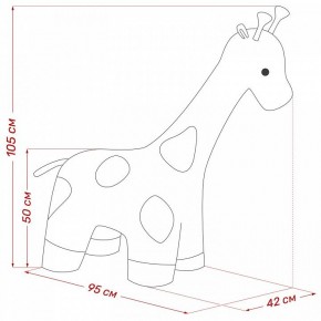 Пуф Giraffe в Игриме - igrim.ok-mebel.com | фото 8