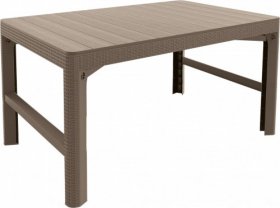 Раскладной стол Лион с регулируемой высотой столешницы (Lyon rattan table) капучино (h400/650) в Игриме - igrim.ok-mebel.com | фото 2