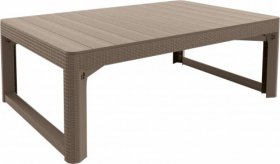 Раскладной стол Лион с регулируемой высотой столешницы (Lyon rattan table) капучино (h400/650) в Игриме - igrim.ok-mebel.com | фото 4