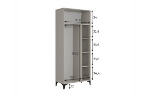 РИЧ Шкаф двухдверный в Игриме - igrim.ok-mebel.com | фото 3