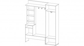 САБРИНА Прихожая в Игриме - igrim.ok-mebel.com | фото 3
