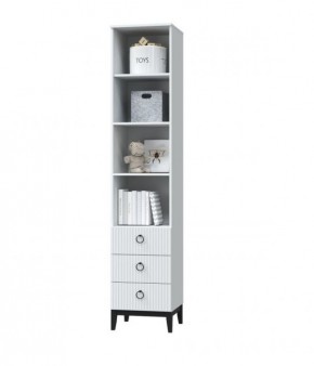 ШАРЛИЗ Шкаф для книг (Белое сияние/Белый снег) в Игриме - igrim.ok-mebel.com | фото 2