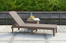 Шезлонг Джайпур (Jaipur Sun lounger) капучино в Игриме - igrim.ok-mebel.com | фото 2