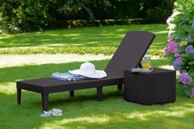 Шезлонг Джайпур (Jaipur Sun lounger) виски-коричневый в Игриме - igrim.ok-mebel.com | фото 2