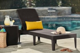 Шезлонг Джайпур (Jaipur Sun lounger) виски-коричневый в Игриме - igrim.ok-mebel.com | фото 3