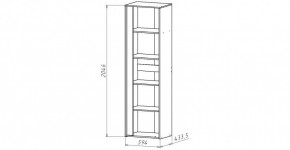 ЛИНДА-1 Шкаф 1-о дверный для белья (ЛНД.01) в Игриме - igrim.ok-mebel.com | фото 2