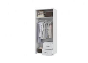 Шкаф 2-х створчатый с ящиками VICTOR (Белый) в Игриме - igrim.ok-mebel.com | фото 2