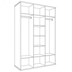 Шкаф 3-х дверный (корпус) Парма Нео в Игриме - igrim.ok-mebel.com | фото 4