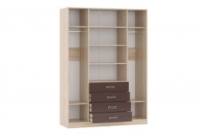 Шкаф 4-х дверный с ящиками Даллас в Игриме - igrim.ok-mebel.com | фото 2