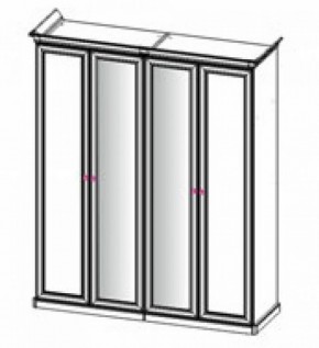 Шкаф 4-х створчатый (2+2) с Зеркалом "Патрисия" (караваджо) в Игриме - igrim.ok-mebel.com | фото