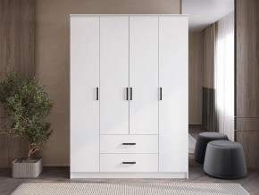 Шкаф 4-х створчатый Титан (белый) в Игриме - igrim.ok-mebel.com | фото