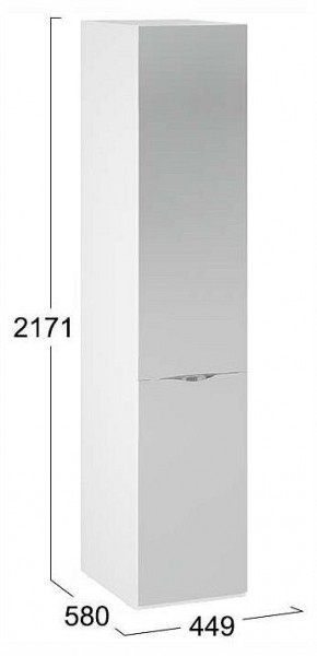 Шкаф для белья Глосс СМ-319.07.002 в Игриме - igrim.ok-mebel.com | фото 4