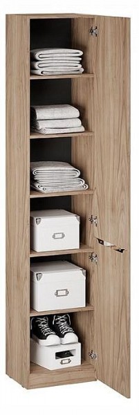 Шкаф для белья Глосс СМ-319.07.012 в Игриме - igrim.ok-mebel.com | фото 2