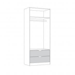 Шкаф для одежды 13.327 Уна в Игриме - igrim.ok-mebel.com | фото 3