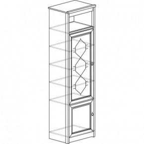 Шкаф для посуды №665 "Флоренция" Дуб оксфорд в Игриме - igrim.ok-mebel.com | фото 2