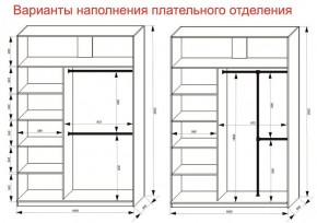 Шкаф-купе 1600 серии SOFT D6+D4+B2+PL2 (2 ящика+1штанга+1 полка) профиль «Капучино» в Игриме - igrim.ok-mebel.com | фото 9