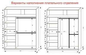 Шкаф-купе 1800 серии SOFT D1+D3+B2+PL1 (2 ящика+1штанга) профиль «Графит» в Игриме - igrim.ok-mebel.com | фото 7