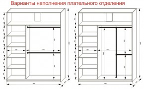 Шкаф-купе 1800 серии SOFT D8+D2+B2+PL4 (2 ящика+F обр.штанга) профиль «Графит» в Игриме - igrim.ok-mebel.com | фото 8