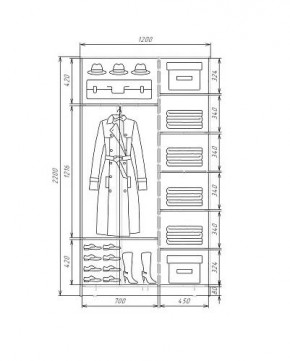 Шкаф-купе ХИТ 22-4-12-55 (420) в Игриме - igrim.ok-mebel.com | фото 5