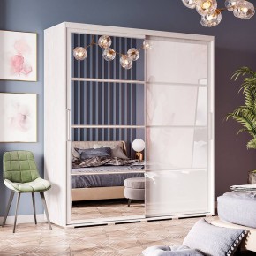 Шкаф-купе Крафт-6 1.6 м ШКК-06 (ясень белый) в Игриме - igrim.ok-mebel.com | фото