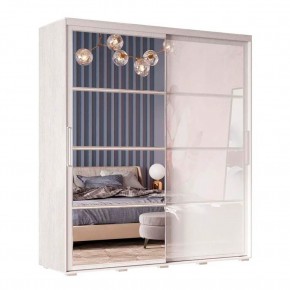 Шкаф-купе Крафт-6 1.6 м ШКК-06 (ясень белый) в Игриме - igrim.ok-mebel.com | фото 3