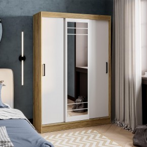 Шкаф-купе Тео ШКК-02 (крафт/белый) в Игриме - igrim.ok-mebel.com | фото