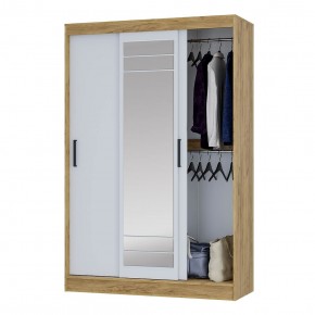 Шкаф-купе Тео ШКК-02 (крафт/белый) в Игриме - igrim.ok-mebel.com | фото 3