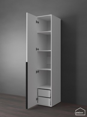 Шкаф Linnea MHR-1-3 2050х400х510 (Белый-М 11.1.2) в Игриме - igrim.ok-mebel.com | фото 5