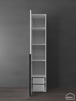 Шкаф Linnea MHR-1-4 2050х400х510 (Белый-М 11.1.1) в Игриме - igrim.ok-mebel.com | фото 7