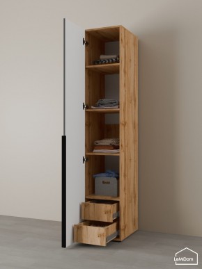 Шкаф Linnea MHR-1-4 2050х400х510 (ДВ-М 11.1.25) в Игриме - igrim.ok-mebel.com | фото 5