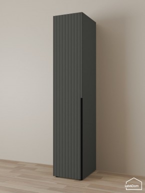 Шкаф Linnea MHR-1-4 2050х400х510 (Графит-М 11.1.25) в Игриме - igrim.ok-mebel.com | фото