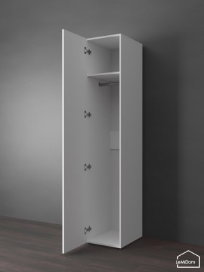 Шкаф Linnea MHR-1PO 2050х400х510 (Белый-М 11.1.2) в Игриме - igrim.ok-mebel.com | фото 4