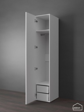 Шкаф Linnea MHR-1PO-3 2050х400х510 (Белый-М 11.1.2) в Игриме - igrim.ok-mebel.com | фото 4