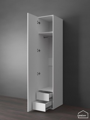 Шкаф Linnea MHR-1PO-3 2050х400х510 (Белый-М 11.1.2) в Игриме - igrim.ok-mebel.com | фото 5