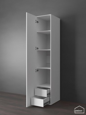 Шкаф Linnea MHR-1PO-4 2050х400х510 (Белый-М 11.1.2) в Игриме - igrim.ok-mebel.com | фото 4