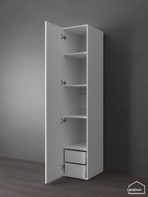 Шкаф Linnea MHR-1PO-4 2050х400х510 (Белый-М 11.1.2) в Игриме - igrim.ok-mebel.com | фото 5